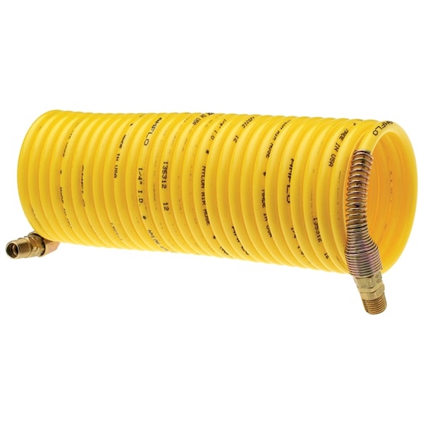 Plews-Edelmann Standard Recoil Hose 1/4 In. X 25 Ft. Yellow Di 4-25E-RET - main